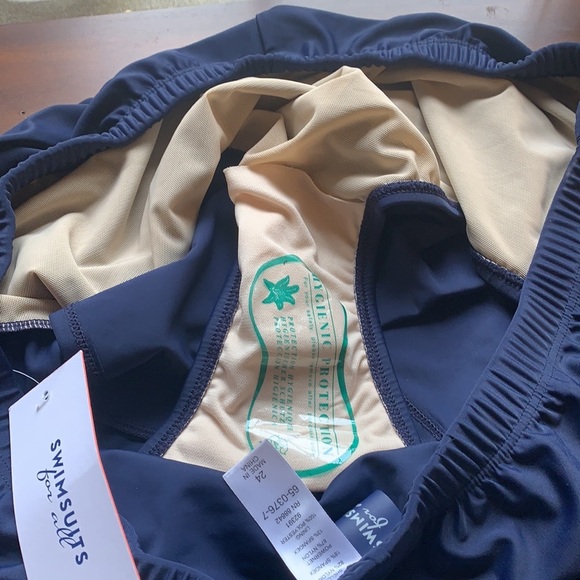NWT Swim Suits‎ For All Navy Swim Shorts Sz 24 - Picture 5 of 5